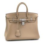 エルメス バーキン25 K刻印 2025年製 ヴォースイフト ベージュマルファ グリペール ヴェルソ シルバー金具 ハンドバッグ 中古 送料無料