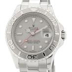 [3年保証] ロレックス レディース ヨットマスター ロレジウム 169622 F番 SS/PT 箱保 カレンダー シルバー 自動巻き 腕時計 中古 送料無料
