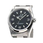 [3年保証] ロレックス メンズ エクスプローラー1 14270 P番 新品仕上済 黒文字盤 エクスプローラーI EX1 自動巻き 腕時計 中古 送料無料