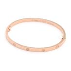  Cartier Rav браслет маленький модель #17 B6047315 K18PG LOVE браслет SM винт розовое золото металлы 19.1g б/у бесплатная доставка 