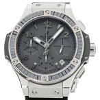 [3年保証] ウブロ メンズ ビッグバン アールグレイ ヘマタイト 342.ST.5010.LR.1912 SS/K18WG クロノグラフ 自動巻き 腕時計 中古 送料無料