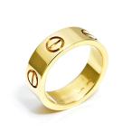 カルティエ ラブリング クラシックモデル #47 7号 K18YG LOVEリング ビスモチーフ 金無垢 指輪 イエローゴールド 地金6.3g 中古 送料無料