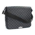  Louis Vuitton dist liktoMM NV2 N40350 Damier gla Fit сумка на плечо сумка "почтальонка" черный серый б/у бесплатная доставка 
