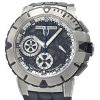 ハリーウィンストン メンズ オーシャンダイバー クロノグラフ 411/MCA44ZC.W 411/MCA44Z デイト スケルトン 自動巻き 腕時計 中古 送料無料