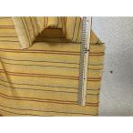linen52% хлопок 48%litoania производства полоса желтое золото One-piece фиксированная ширина 153cm 10cm единица измерения распродажа 