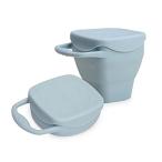 Mamimami Home スナックカップ ベビーコップ おやつカップ こぼれない ベビー食器 離乳食食器 離乳食保存容器 シリコン製 折り
