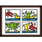 Pop Shop Quad I, 1987( Keith he кольцо ) рамка товар дерево высококлассный рама 