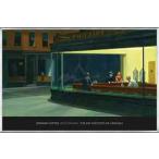 ナイトホークス 【Nighthawks 1942】（エドワード ホッパー） 額装品 アルミ製ベーシックフレーム