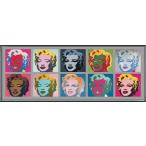 Ten Marilyns 1967（アンディ ウォーホル） 額装品 アルミ製ベーシックフレーム