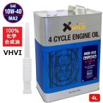 AZ MEB-012 バイク用 4サイクルエンジンオイル 4L/10W-40/SL/MA2 (BASIC) VHVI 全合成油 モーターオイル