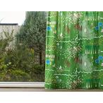 クォーターリポート ( MOOMIN ) ムーミン カーテン ここにいるよ グリーン 幅100×丈178ｃｍ 2枚組 16サイズから選べる 綿100% 【日本製】