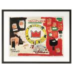 Jean-Michel Basquiat Jean - Michel * автобус Kia искусство рама Untitled (Crown) 1988 [bicosya/ прекрасный . фирма ]