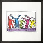 Keith Haring Keith he кольцо искусство рама Untitled (dance) [bicosya/ прекрасный . фирма ] IKH-62515 размер 425x425x32mm