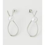 Yahoo! Yahoo!ショッピング(ヤフー ショッピング)PEARL CURVE EARRING/パールカーブピアス/レディース/アクセサリー ピアス【SALE】