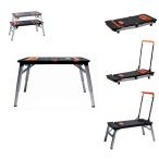 ショッピング脚立 足場台 脚立 洗車台 踏み台 脚立台 多機能 7in1 折りたたみ 更に耐久性があっ 耐荷重250kg 高さ調節可能（52-78cm）運搬台車 作業台 車輪付き 持ち運び便利 コン