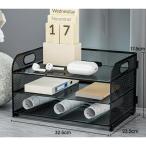  документы tray настольный место хранения подставка файл подставка стол сверху шт. металлический сетка metal много слой письмо tray настольный подставка стол кейс выдвижной ящик файл кейс газета / журнал /A4f