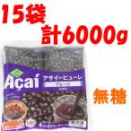 アサイー 冷凍ピューレ 100g×4パック×15袋 無糖 フルッタフルッタ