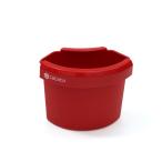 車の大辞典cacaca グリポケ　洗車バケツオーガナイザー 収納ポケット 収納ボックス サイドポケット 取付簡単 レッド アズーリ