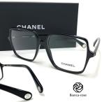 CHANEL シャネル スクエア シェイプ オプティカル 3448 C622 ブラック 黒縁 眼鏡 アイウェア
