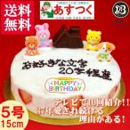 誕生日ケーキ バースデーケーキ チョコハウス飾り付 大阪ヨーグルトケーキ5号 15cm