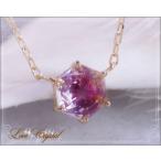 ルビークォーツ水晶ローズカットネッ...