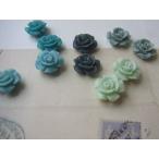 Yahoo! Yahoo!ショッピング(ヤフー ショッピング)カボション 【薔薇 オペラ】　ブルー系 10個　Bset