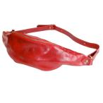 I MEDICI[イ メディチ] ラージファニー ウエストバッグ LARGE FUNNY WAIST BAG RED レッド MADE IN ITALY イタリア製