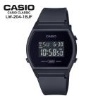 CASIO LW-204-1BJF CASIO CLASSIC カシオクラシック ブラックモデル チープカシオ ユニセックス 国内正規品　