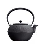南部鉄器 盛栄堂 鉄瓶(てつびん) 鋳造【伝統工芸】ガス 及源 OIGEN まろみアラレ 1L H-171