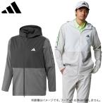 ショッピングアディダス (クリアランス) アディダスゴルフ ゴルフ ファブリックミックスストレッチ フーディー IKK83 メンズ 2024年春夏