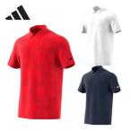 (クリアランス) アディダス ゴルフ メッシュアーガイル 半袖シャツ KUH63 メンズ ゴルフウェア 2025年春夏