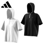 ( клиренс ) Adidas Golf Adi Zero водоотталкивающий половина Zip короткий рукав окно KUK63 женский Golf одежда 2025 год весна лето 