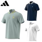 ( клиренс ) Adidas Golf Adi Zero кручение вязаный короткий рукав Zip Polo KUK69 мужской Golf одежда 2025 год весна лето 