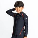 (取寄) ナイキ スイム FMK-1991109-005 ナイキ SS25 ユニセックスジップ付き長袖ラッシュガード (005)レッド メンズ・ユニセックス