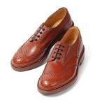 トリッカーズ カントリーシューズ バートン ダイナイトソール ライトブラウン Tricker's BOURTON MARRON 5633-39 マロン フルブローグ ウイングチップ