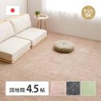 カーペット 敷き詰め ラウム 団地間 4.5畳 ペット 帖 カットできる タフト 平織り ラグマット 絨毯 犬 いぬ イヌ 猫 ネコ 滑り防止 オールシーズン 春夏秋冬