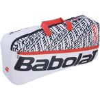 バボラ (Babolat) テニス用バッグ DUFFLE M PURE STRIKE (ダッフルM ピュアストライク) ホワイト/レッド 7