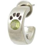 Yahoo! Yahoo!ショッピング(ヤフー ショッピング)（8月）ペリドット 肉球 シルバー ピアス 誕生石 ネコ猫キャット