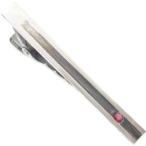 (7月)ルビー クールライン  シルバー ネクタイピン 誕生石