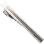 (9月)サファイア クールライン  シルバー ネクタイピン 誕生石