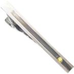 イエロージルコニア クールライン  シルバー ネクタイピン 金運、開運