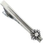 (4月)ジルコニア ゴシック クロス  シルバー ネクタイピン誕生石