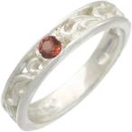 Yahoo! Yahoo!ショッピング(ヤフー ショッピング)（1月）ガーネット ホワイト ラージ スクロール シルバーリング （指輪） 誕生石