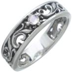 Yahoo! Yahoo!ショッピング(ヤフー ショッピング)（6月）ブルームーンストーン ブラック アラベスク バンド シルバーリング （指輪） 誕生石