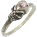 Yahoo! Yahoo!ショッピング(ヤフー ショッピング)（10月）ピンクトルマリンスカルヘッドシルバーリング（指輪）誕生石