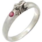 Yahoo! Yahoo!ショッピング(ヤフー ショッピング)（7月）ルビー 福迎カエル シルバー リング（指輪）誕生石