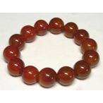 Yahoo! Yahoo!ショッピング(ヤフー ショッピング)赤メノウ ブレスレット ラウンド 約14mm 瑪瑙 メノウ めのう レッドアゲート オレンジ 1000409