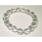 Yahoo! Yahoo!ショッピング(ヤフー ショッピング)水晶 ブレスレット ラウンドカット 約11mm クォーツ 透明 4月誕生石 1000464