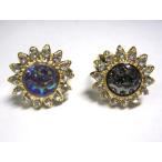 Yahoo! Yahoo!ショッピング(ヤフー ショッピング)◆フラワーリング◆ キラキラ ２個セット 紫＆黒 12-315