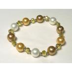 ◇貝パール×カットビーズ◇ブレスレ...